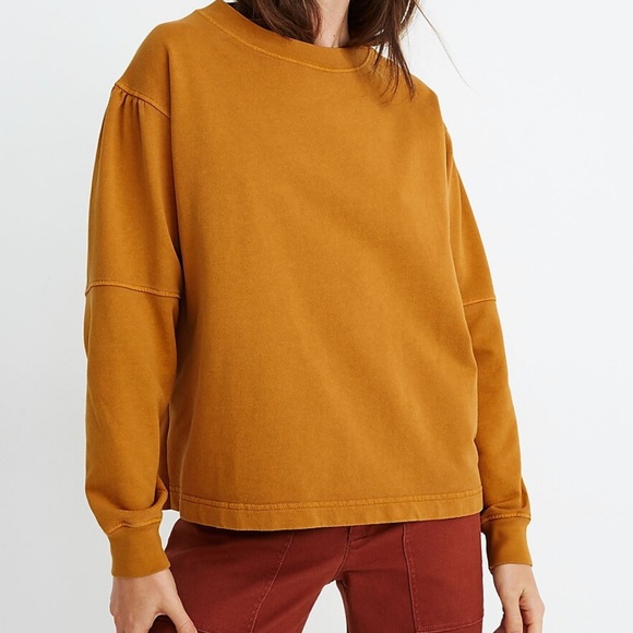 Madewell Tops - Madewell Rivet & Thread Seamed-Sleeve Sweatshirt